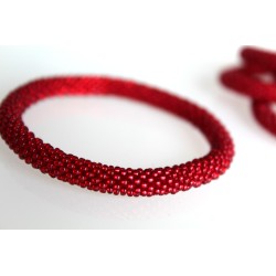 Glasperlenarmband handgefertigt in Nepal 16,7 cm - 246
