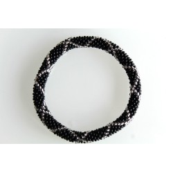 Glasperlenarmband handgefertigt in Nepal 16,7 cm - 247