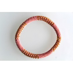 Glasperlenarmband handgefertigt in Nepal 16,7 cm - 248