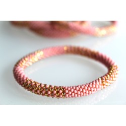 Glasperlenarmband handgefertigt in Nepal 16,7 cm - 248