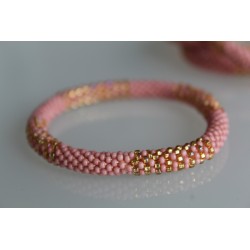 Glasperlenarmband handgefertigt in Nepal 16,7 cm - 248