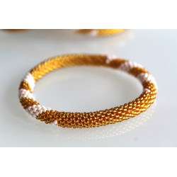 Glasperlenarmband handgefertigt in Nepal 16,7 cm - 251