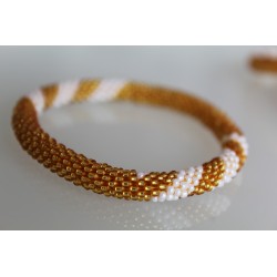 Glasperlenarmband handgefertigt in Nepal 16,7 cm - 251