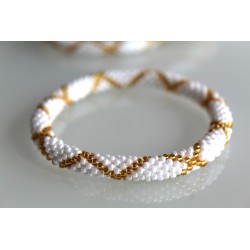 Glasperlenarmband handgefertigt in Nepal 16,7 cm - 252