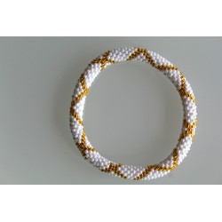 Glasperlenarmband handgefertigt in Nepal 16,7 cm - 252