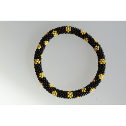 Glasperlenarmband handgefertigt in Nepal 16,7 cm - 257
