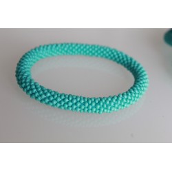 Glasperlenarmband handgefertigt in Nepal 16,7 cm - 259