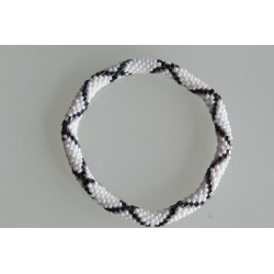 Glasperlenarmband handgefertigt in Nepal 16,7 cm - 262