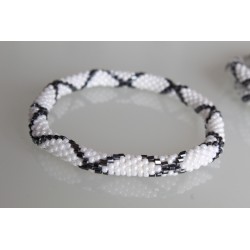 Glasperlenarmband handgefertigt in Nepal 16,7 cm - 262
