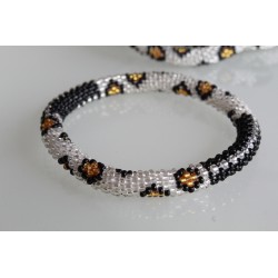 Glasperlenarmband handgefertigt in Nepal 16,7 cm - 274