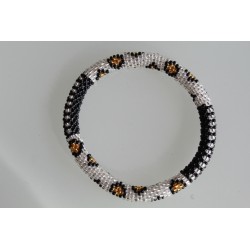 Glasperlenarmband handgefertigt in Nepal 16,7 cm - 274