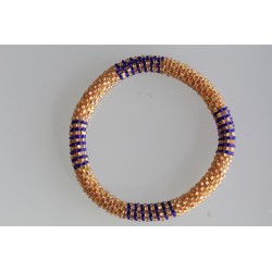 Glasperlenarmband handgefertigt in Nepal 16,7 cm - 280