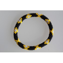 Glasperlenarmband handgefertigt in Nepal 16,7 cm - 283
