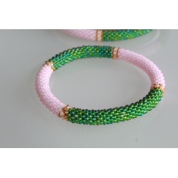 Glasperlenarmband handgefertigt in Nepal 16,7 cm - 300