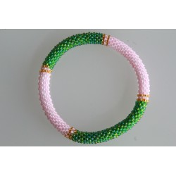 Glasperlenarmband handgefertigt in Nepal 16,7 cm - 300