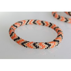 Glasperlenarmband handgefertigt in Nepal 16,7 cm - 301