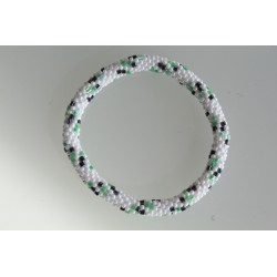 Glasperlenarmband handgefertigt in Nepal 16,7 cm - 303