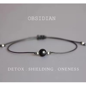 Obsidian Armband – Schutz & Klarheit