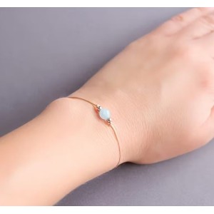 copy of copy of copy of copy of copy of Protective bracelet pearl bracelet elegant with small 3.5 mm red pearl opal replacement