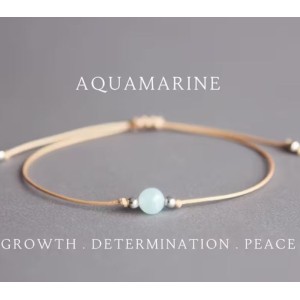 Aquamarinarmband