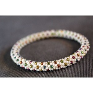 copy of copy of Bracelet glass beads handmade in Nepal