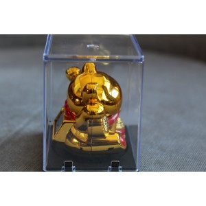 Maneki-neko Winkekatze – Glücksbringer & Dekofigur mit Solarbetrieb Gold