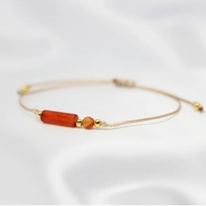 copy of copy of copy of Protective bracelet pearl bracelet elegant with small 3.5 mm red pearl opal replacement