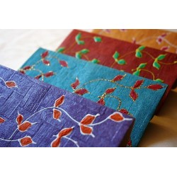 Kuvert handbemalt, verschiedene Farben