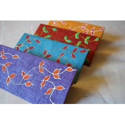 Kuvert handbemalt, verschiedene Farben