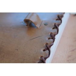 2. Wahl: Notizbuch aus Leder mit Naturholzstift 14x18 cm