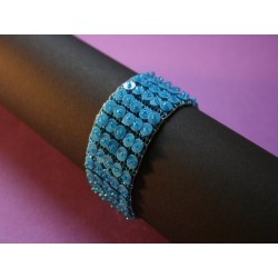 Elastisches Armband blau