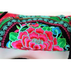 Kleine Handtasche Schultertasche Hmong Boho Stil Stickerei - TASCHE204