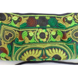 Kleine Handtasche Schultertasche Hmong Boho Stil Stickerei - TASCHE211