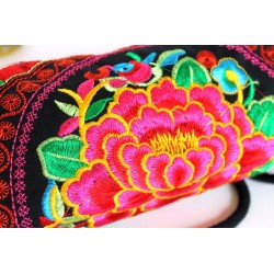 Kleine Handtasche Schultertasche Hmong Boho Stil Stickerei - TASCHE213