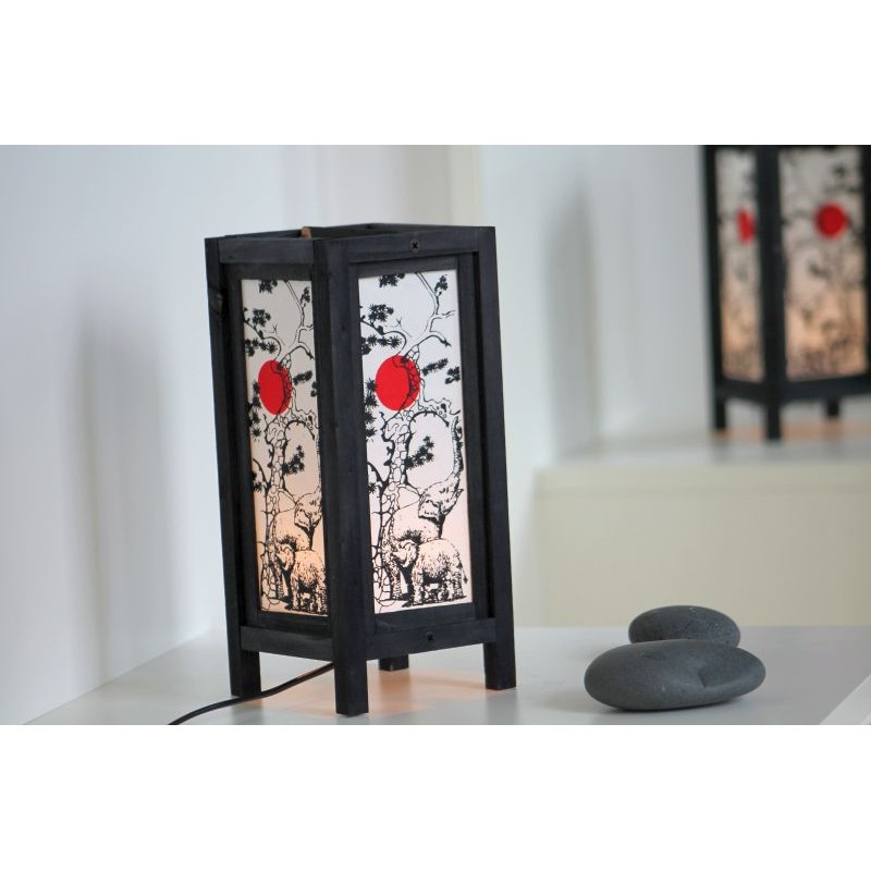 Lampe Thailand Elefanten unterm Baum