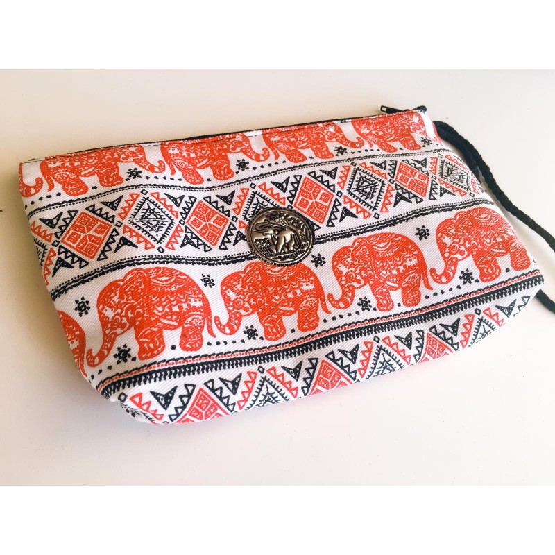 Cousine Glück Haben Kosmetiktasche - Baumwolle Kulturbeutel 21x11x11cm