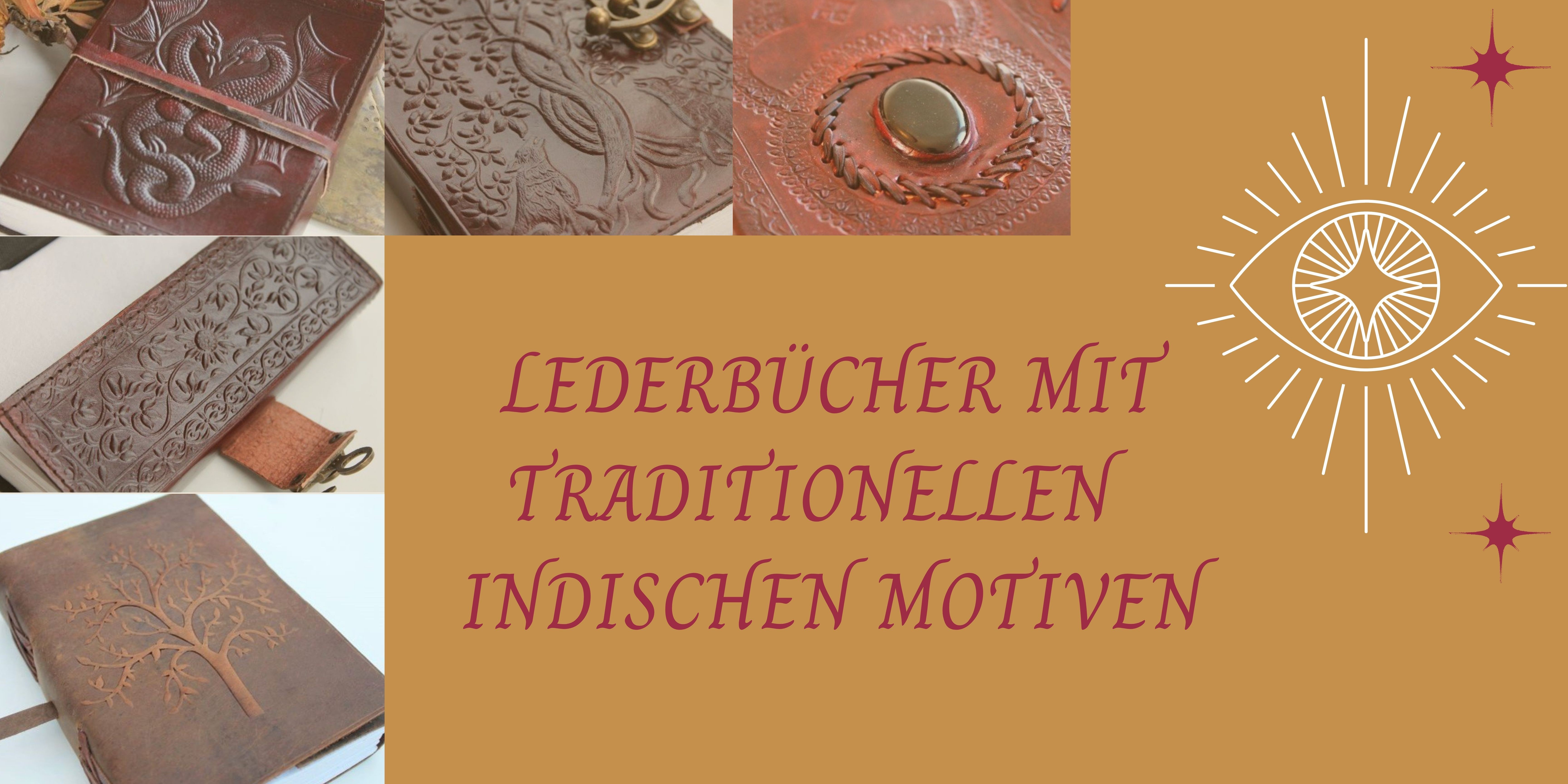 Lederbücher aus Indien